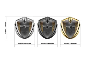Bentley Abzeichen Selbstklebend Luxus Design Glänzendes Metall
